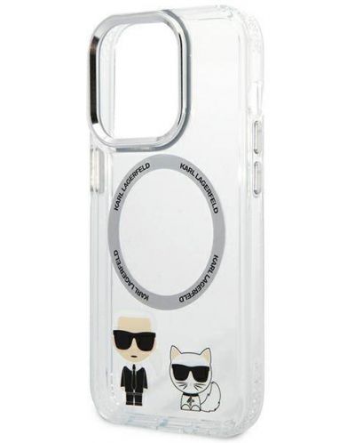 Калъф Karl Lagerfeld - MS Karl Choupette, iPhone 14 Pro Max, прозрачен - 5